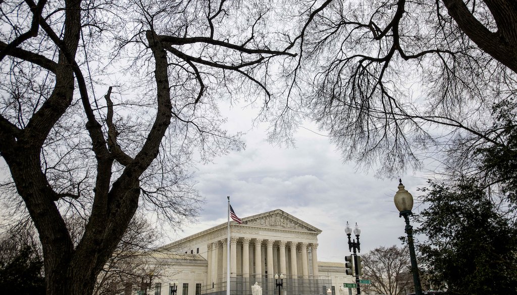 The Supreme Court of the United States is seen on Capitol Hill, Thursday, Feb. 27, 2025, in Washington. (AP)