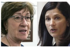 In Maine Senate race, the candidates get personal, and even their husbands are targets for attacks
