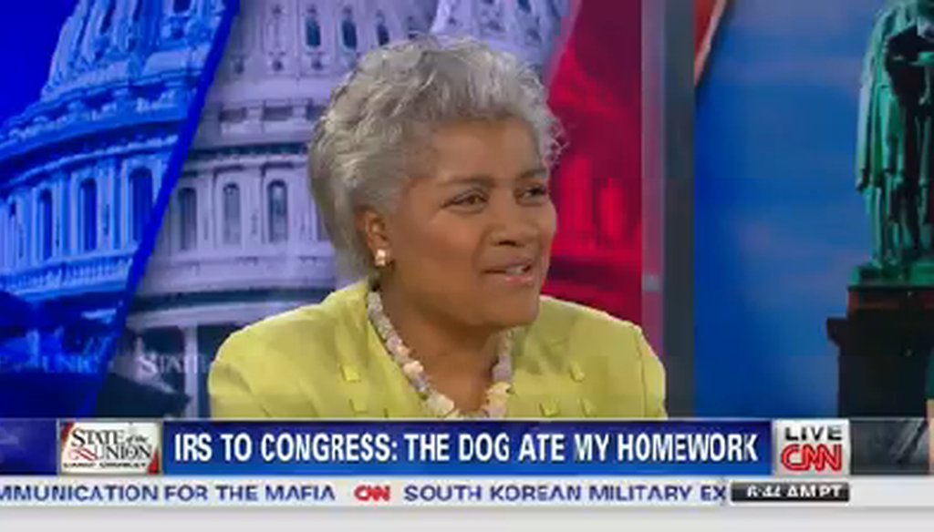 Donna Brazile appeared on CNN's "State of the Union" on June 23, 2014.