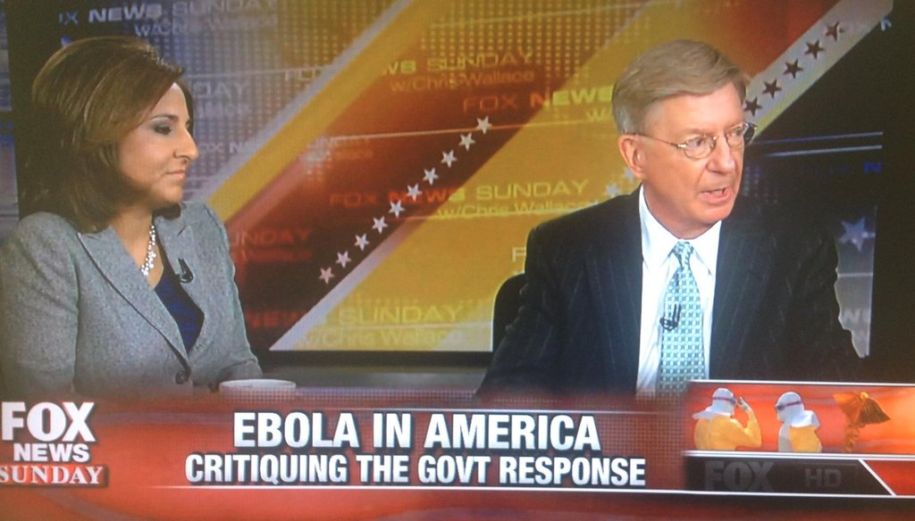 George Will on "Fox News Sunday" Oct. 19, 2014.