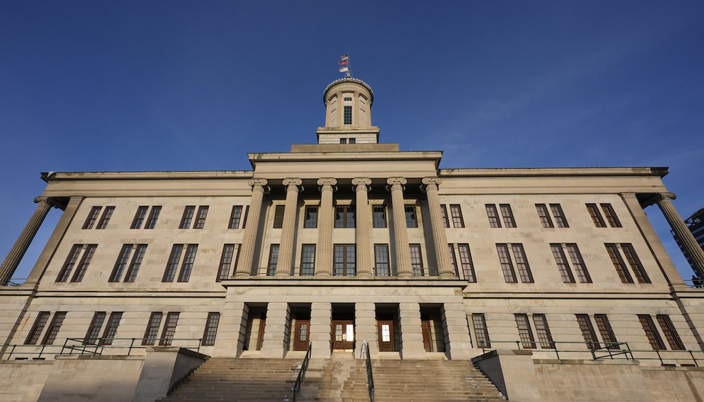 The Tennessee State Capitol is seen Monday, Jan. 22, 2024, in Nashville, Tenn. (AP)