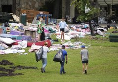 On Facebook, posts about celebrity donations for Texas relief efforts went viral. They were baseless