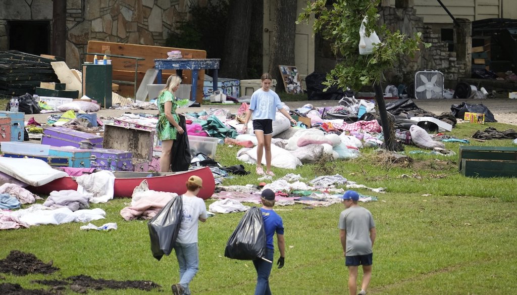 On Facebook, posts about celebrity donations for Texas relief efforts went viral. They were baseless