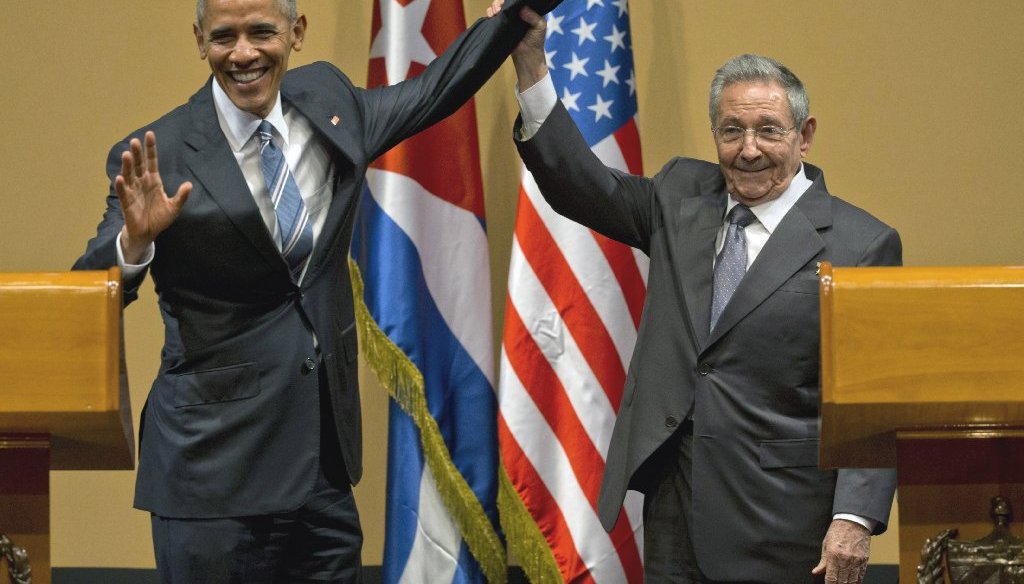 President Barack Obama's trip to Cuba last month marked the first time a U.S. president visited that nation since its 1959 revolution. (AP Photo).