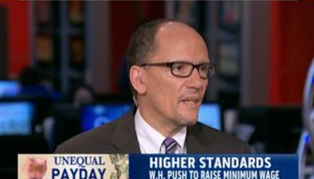 Labor Secretary Thomas Perez said on MSNBC's "Morning Joe" that union members earn $200 more a week than non-union workers. Is that correct?