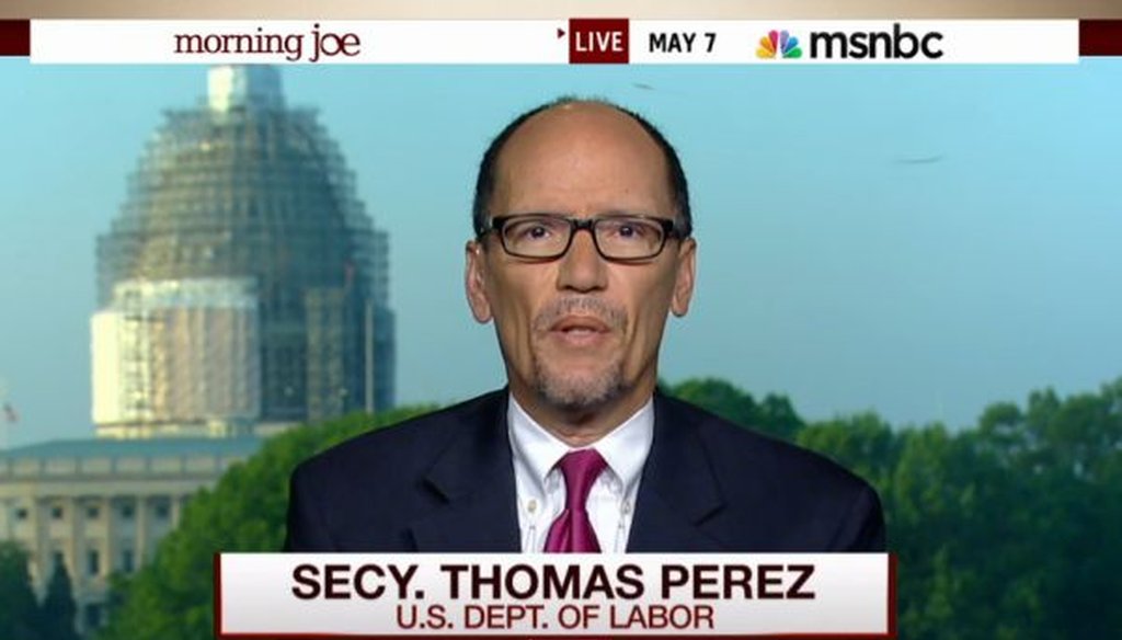 Labor Secretary Thomas Perez discussed the structural economic difficulties in Baltimore and other cities in an appearance on MSNBC's "Morning Joe."