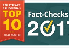 PolitiFact California’s Top 10 Most Popular Fact Checks of 2017