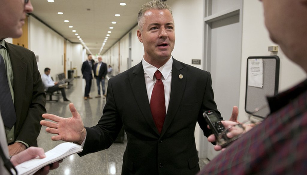 Assemblyman Travis Allen, R-Huntington Beach, is a candidate for California governor. (AP Photo/Rich Pedroncelli)