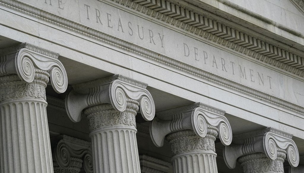 The Treasury Building in Washington, D.C. (AP)