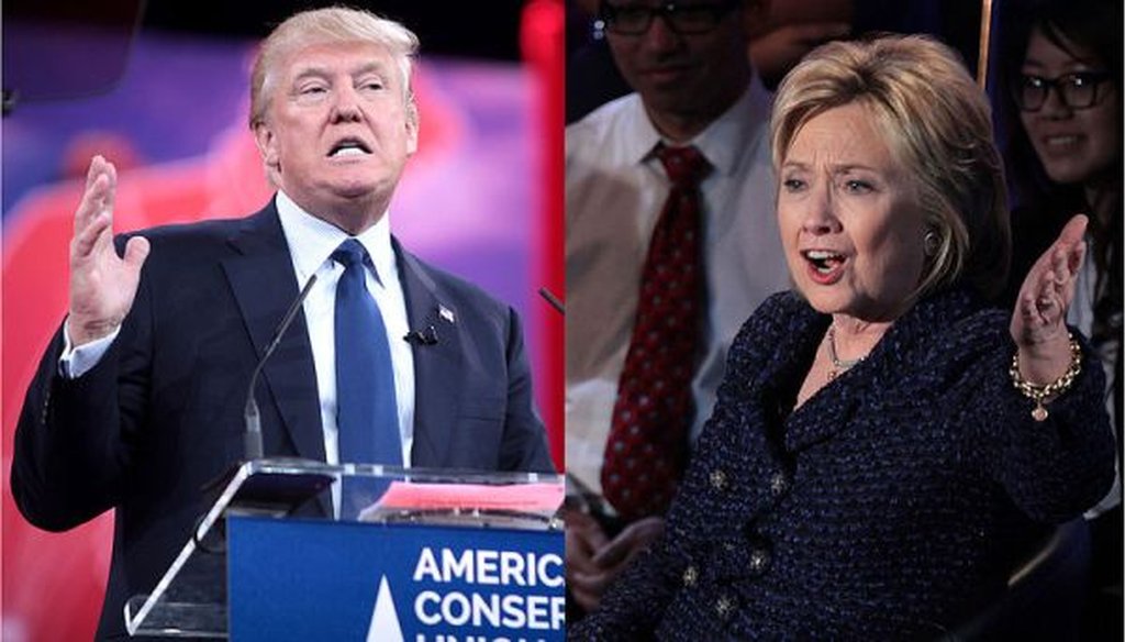 We compared Donald Trump and Hillary Clinton on their economic agendas. (Wikimedia Commons)