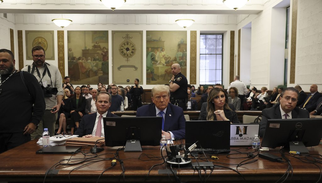 Former President Donald Trump waits to take the witness stand Nov. 6, 2023, during his civil fraud trial at New York Supreme Court. (AP)