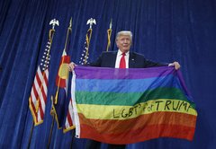 What a video shared by DeSantis campaign omits about Trump's LGBTQ+ rights record