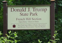 Can New York state rename Donald J. Trump State Park?