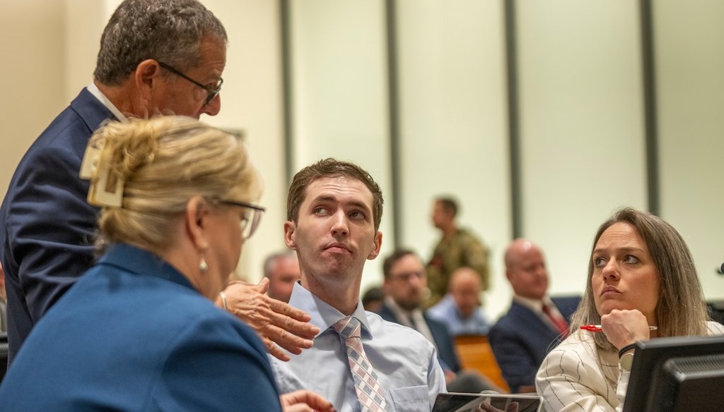 Tyler Robinson, who is accused of fatally shooting Charlie Kirk, appears during a hearing in Fourth District Court in Provo, Utah, Dec. 11, 2025. (AP)