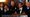 Then Los Angeles Mayor Antonio Villaraigosa, at podium, and Los Angeles Police Chief William Bratton, far right, take questions at City Hall in Los Angeles in March 2008. (AP Photo/Damian Dovarganes)
