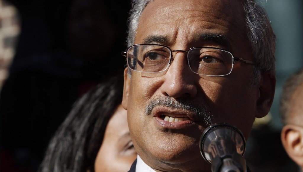 Rep. Bobby Scott often cites income equality in his calls to raise the minimum wage and increase taxes on the wealthy. (Photo by AP)