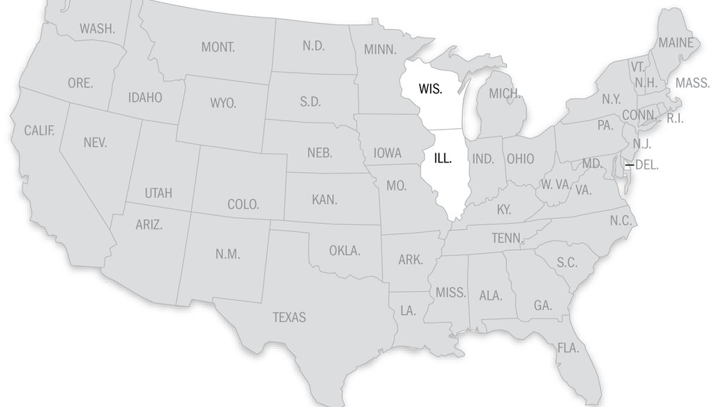 How many Illinoisians are trading the Land of Lincoln for the Badger State?