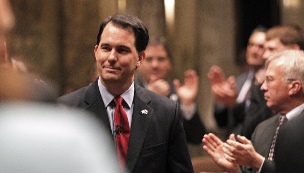 Gov. Scott Walker, shown here in 2012, is set to deliver his annual State of the State speech.
