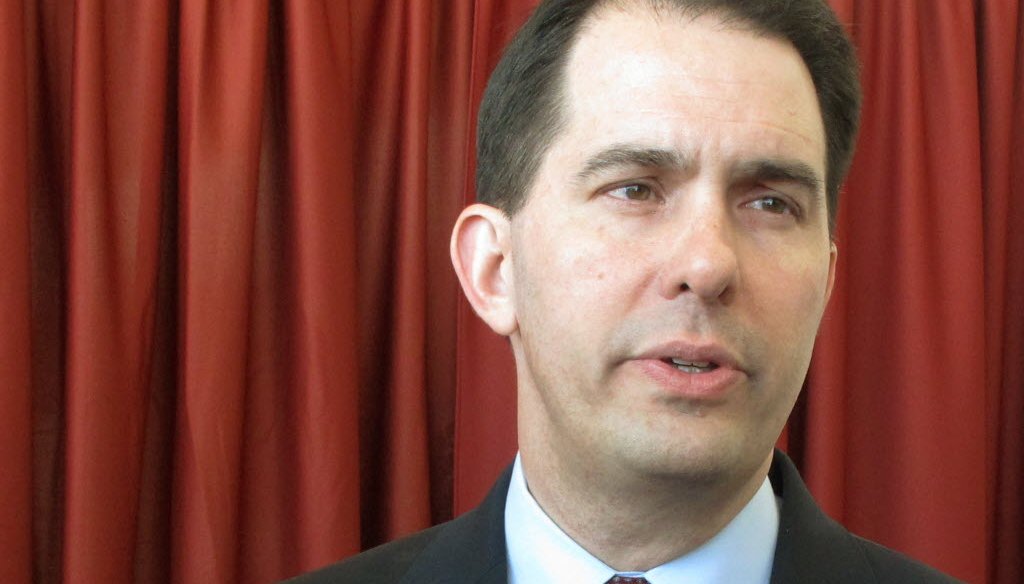 Gov. Scott Walker's proposal to cut income and property taxes would increase the state's "structural deficit," but that's not the same as an actual budget deficit. A higher structural deficit could lead to more state borrowing, but not necessarily.