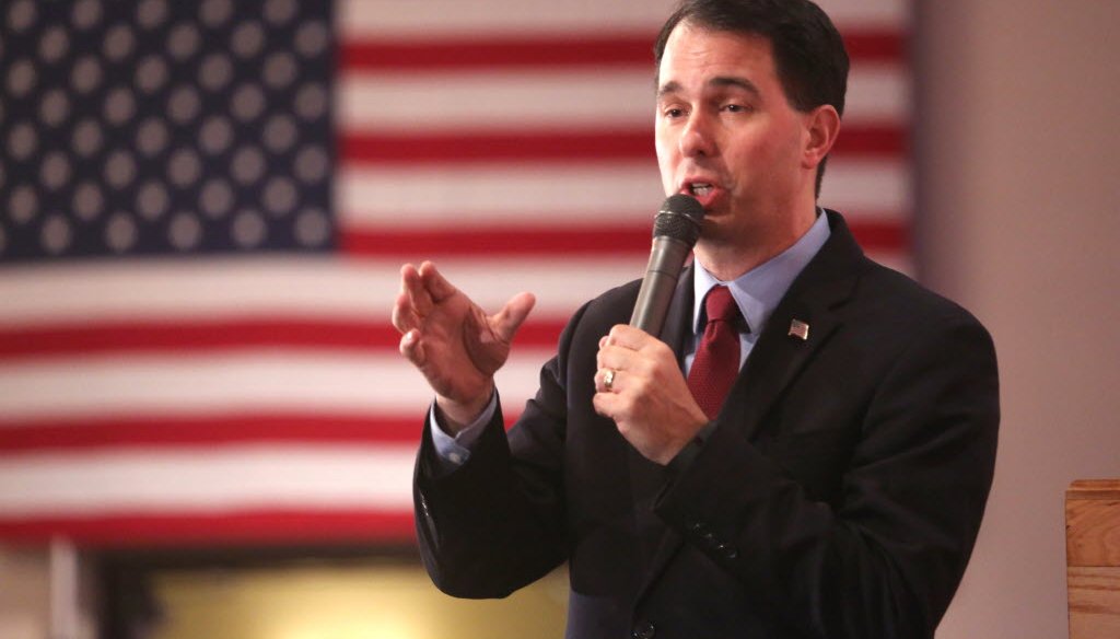 Gov. Scott Walker says college tuition has risen at four times the rate of inflation. Is he right? (Mike De Sisti photo)