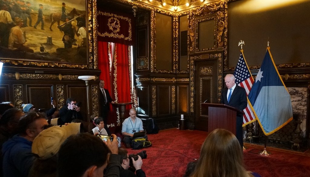 Minnesota Gov. Tim Walz holds a news conference at the Minnesota State Capitol on Jan. 5, 2026, in St. Paul, Minn. (AP)