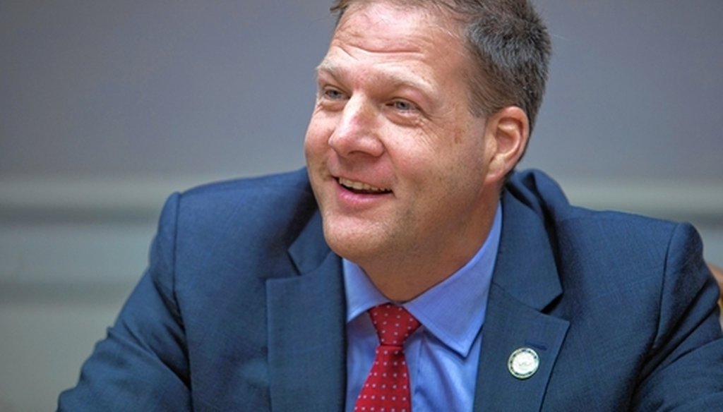 Chris Sununu talks to Concord Monitor editorial board