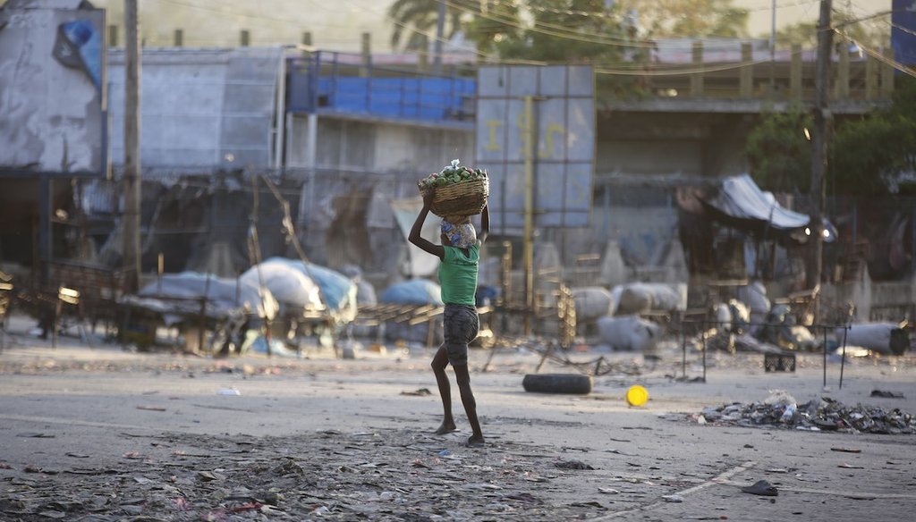 Residents flee their homes because of gang violence Feb. 29, 2024, in Port-au-Prince, Haiti’s Portail neighborhood. (AP)