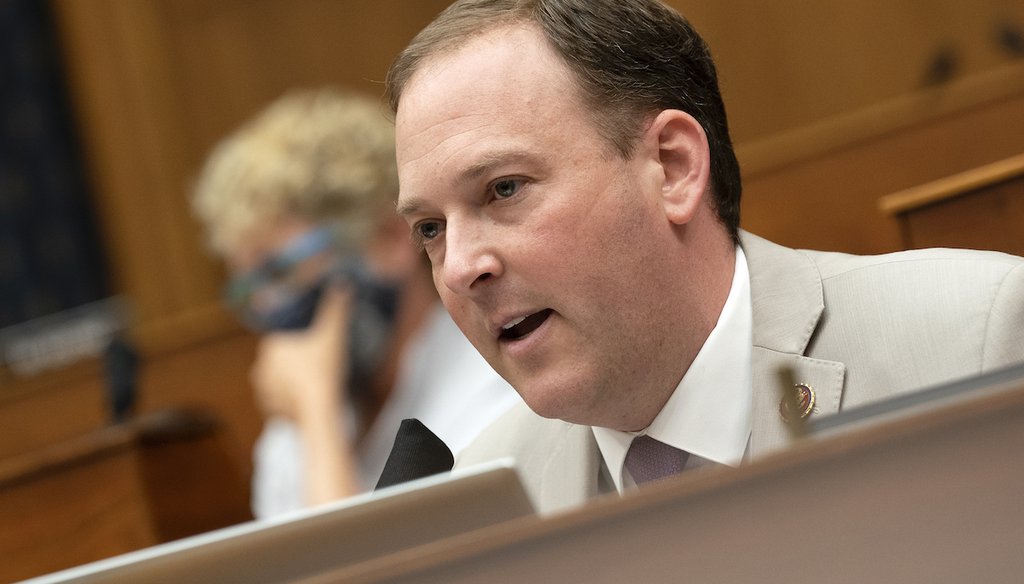 Rep. Lee Zeldin, R-N.Y., speaks during a House Committee on Foreign Affairs hearing on Sept. 16, 2020, in Washington.  (AP)