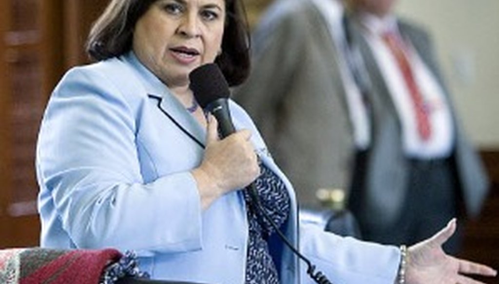 State Sen. Leticia Van de Putte aired a concern similar to a MALDEF claim we checked.