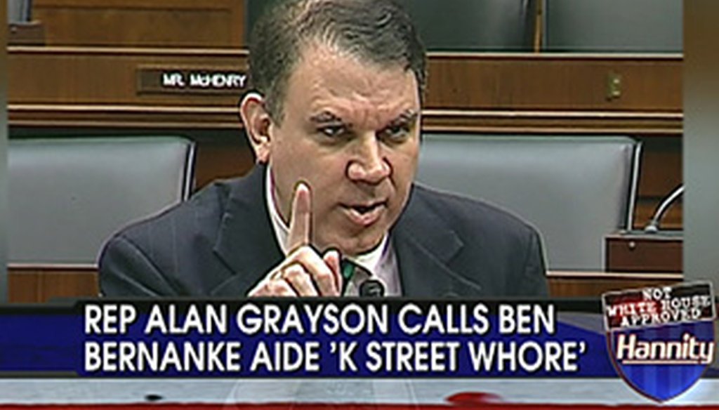Former U.S. Rep. Alan Grayson, D-Orlando, announced he will run for Congress in 2012.