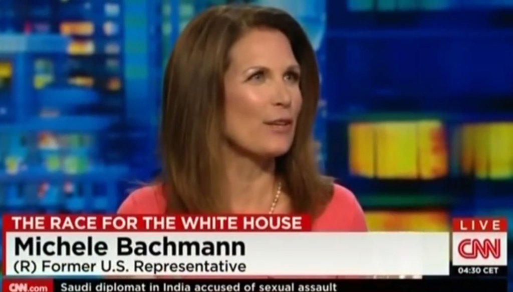 Conservative commentator Michele Bachmann discusses Donald Trump's appeal with Don Lemon on CNN on Sept. 10, 2015. (Screengrab)
