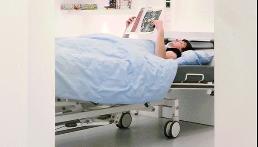NASA bed rest studies required test subjects to lie down for weeks at a time. (NASA photo)
