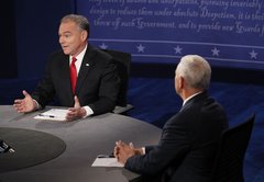 Fact-checking Tim Kaine, Mike Pence at the VP debate (running blog)