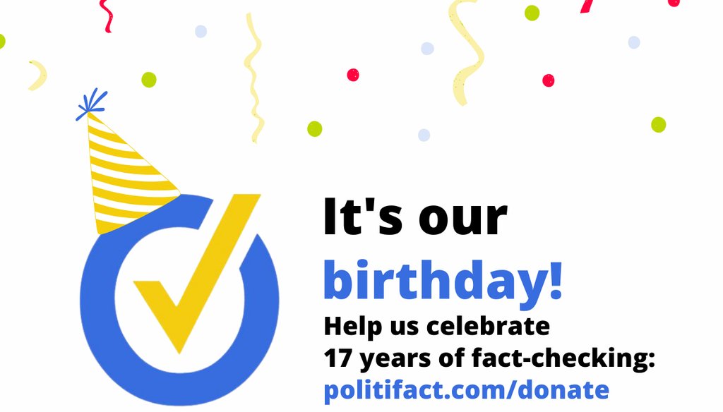 PolitiFact turned 17 on Aug. 22, 2024, the same day of closing speeches at the Democratic National Convention in Chicago.