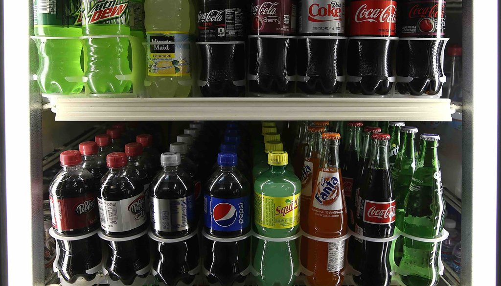 Chicago's soda tax adds one cent per ounce to all regular and diet soda.