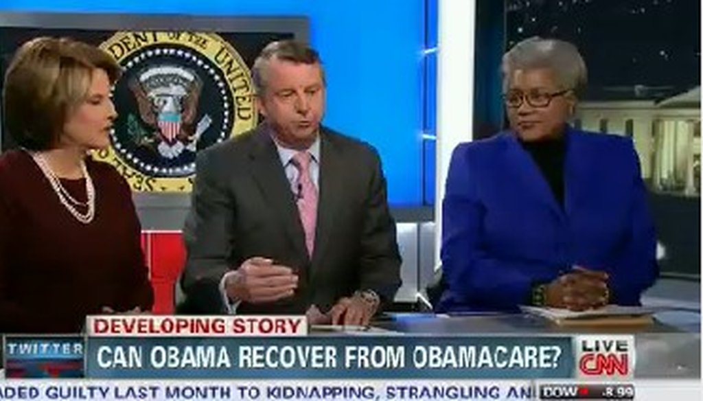 Democratic pundit Donna Brazile discussed the health care law on CNN's "Situation Room."