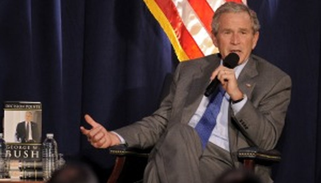 Photo of George W. Bush by The Associated Press