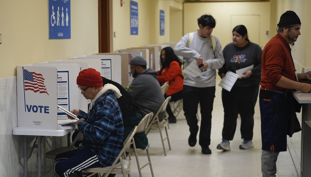 Voters in San Francisco turn in ballots on March 5, 2024. In November, California voters will consider Proposition 36, which will makes changes to the Proposition 47 law voters passed in 2014. (AP)