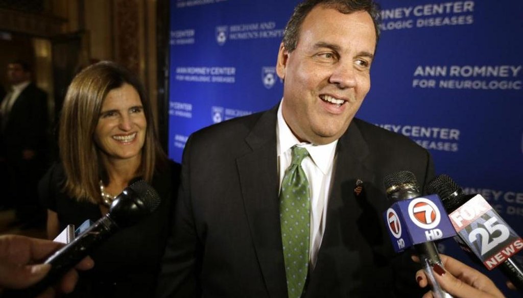 If Gov. Chris Christie, R-N.J.,  runs for president, Fox's Greta Van Susteren says he'll have to answer questions about his state's economy. (AP)