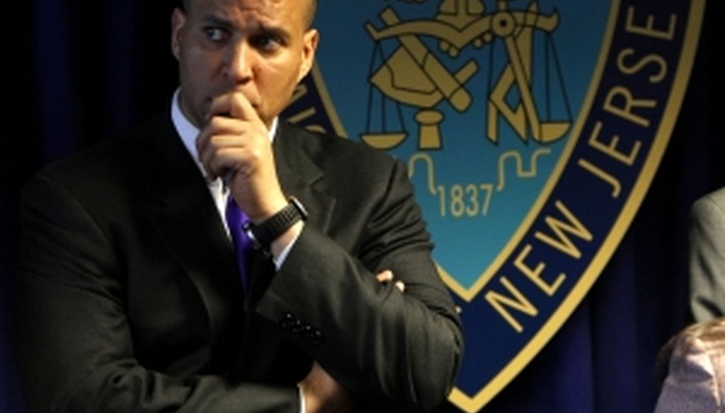 Newark Mayor Cory Booker claims the city led the country in reducing shootings and murders during his first term in office.