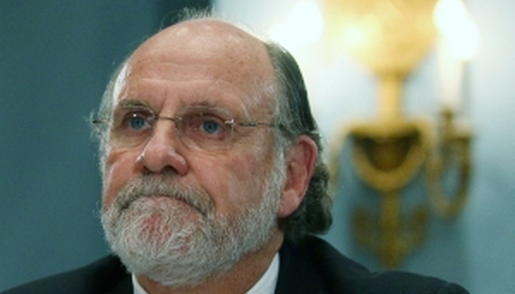Jon Corzine appears before a House panel on Dec. 8. 