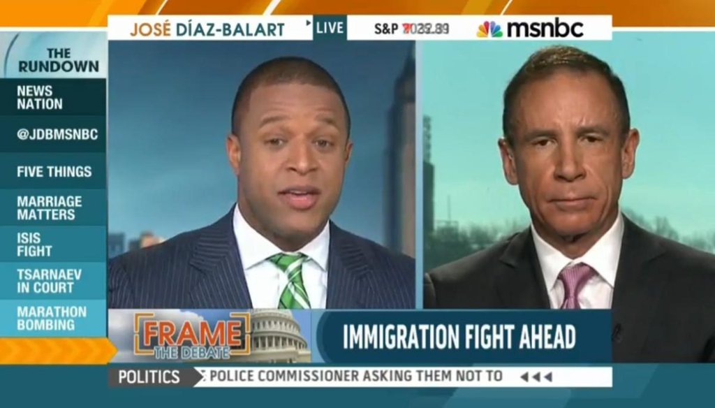 MSNBC host Craig Melvin discusses immigration reform with guests while filling in on MSNBC's "The Rundown" on Jan. 5, 2015.