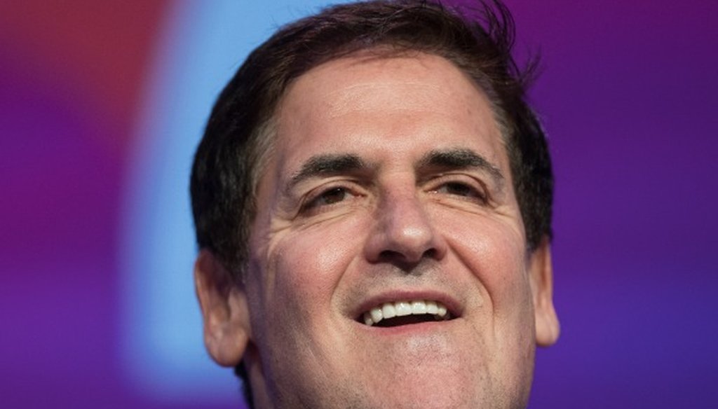 Mark Cuban, shown here at a SXSW event in 2016, wrote a tweet about Twitter drawing a fact-check (PHOTO: Ricardo B. Brazziell, Austin American-Statesman).