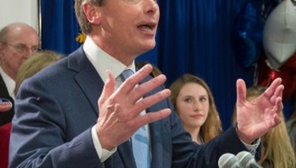 David Dewhurst, shown conceding here, made two statements that fueled our readers' favorite fact checks of May 2014.