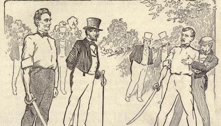 PolitiFact | Did Abraham Lincoln challenge a rival to a sword fight?
