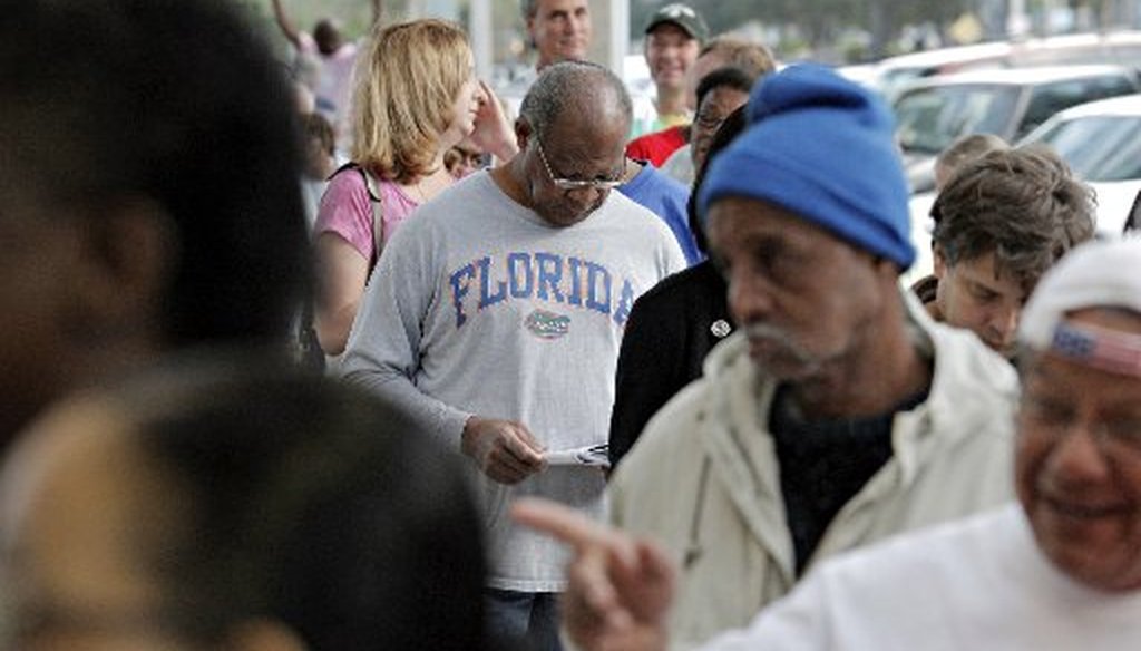 Long early voting lines are forcing Florida lawmakers to again rethink the state's elections laws. (Melissa Lyttle | Times)