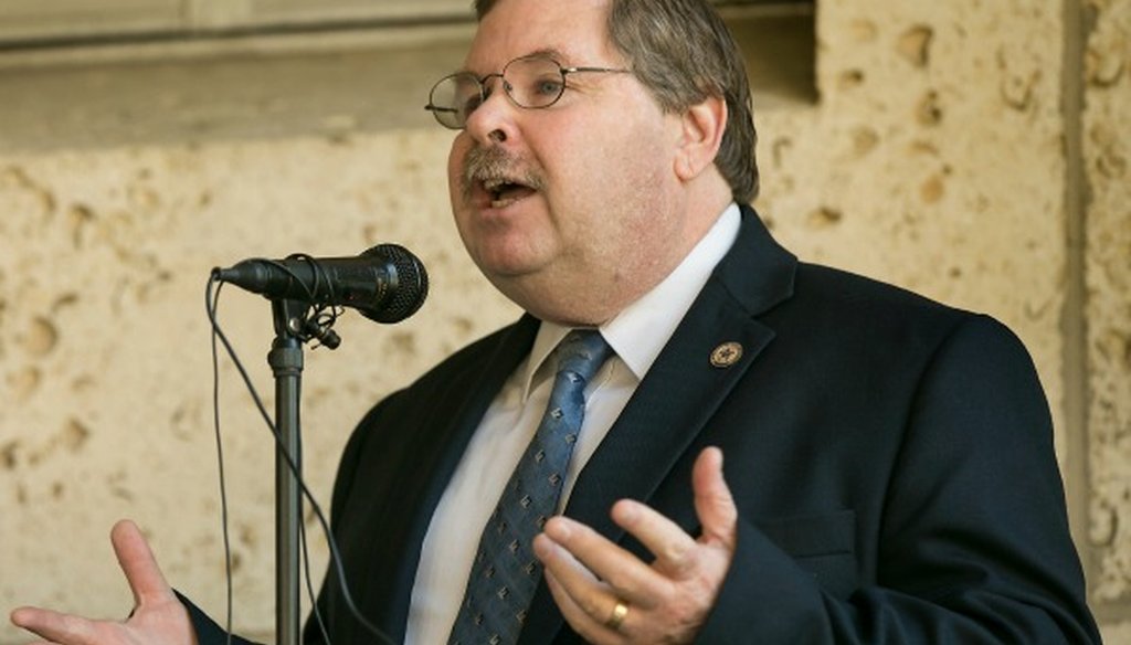 Bruce Elfant, Travis County's tax assessor-collector and voter registrar, said in October 2016 that nearly every eligible resident had registered to vote. We wondered (Austin American-Statesman photo, Laura Skelding, May 2016).