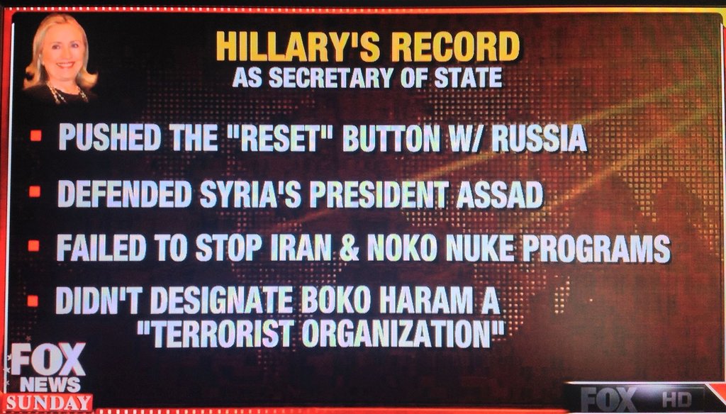 Fox's Chris Wallace said Hillary Clinton "defended Syria’s President Assad as a possible reformer at the start of that country’s civil war."