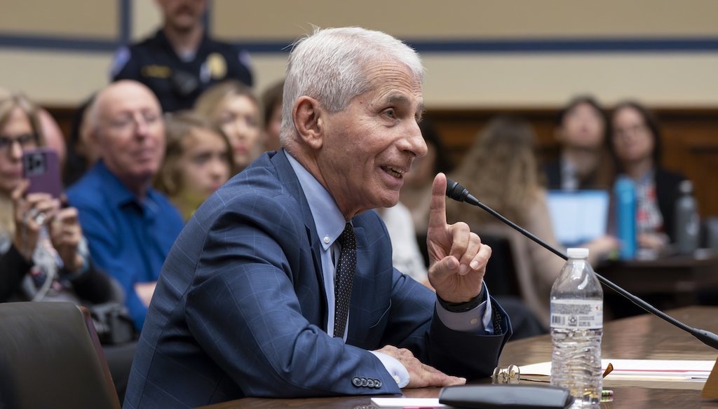 Dr. Anthony Fauci, the former Director of the National Institute of Allergy and Infectious Diseases, testifies during a June 3, 2024, hearing by the House Oversight and Accountability Committee Select Subcommittee on the Coronavirus Pandemic. (AP)