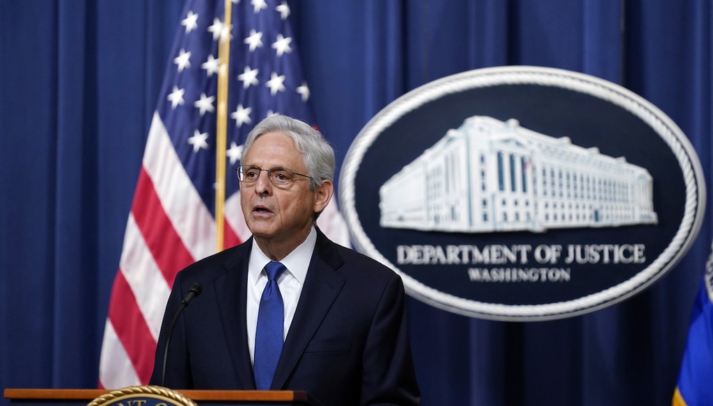 Attorney General Merrick Garland announced the appointment of David Weiss as special counsel in the Hunter Biden investigation Aug. 11, 2023, in Washington. (AP)